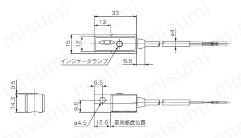 2色表示式有接点オートスイッチ バンド取付タイプ D-B59W | SMC | MISUMI(ミスミ)