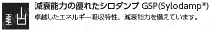 シロダンプ（防振パッド） 各種特長