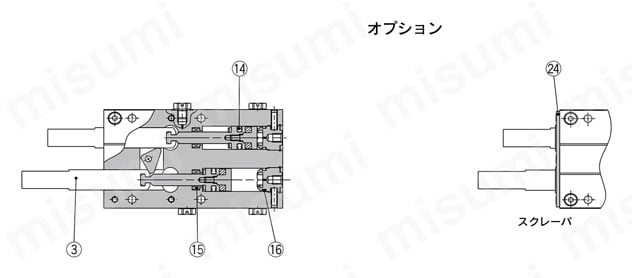 超特価SALE開催！ エスケープメント MISUMI(ミスミ) | SMC | 交換部品 エアーシリンダー