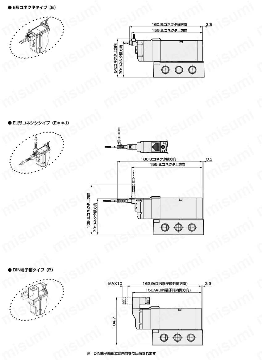 CKD 空圧バルブ4Gシリーズ用サブプレート M4GB1-C4-FD-10-