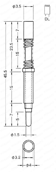 コンタクトプローブ CPシリーズ 外形図10
