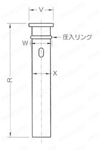 強圧型アダプターソケット AS-Sシリーズ 外形図