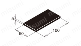 H10シリーズ　エンドキャップ ECP-50100-10外形図
