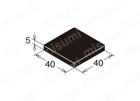 M8シリーズ　エンドキャップ ECP-4040-8外形図