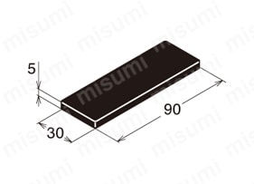 M6シリーズ　エンドキャップ ECP-3090-6外形図