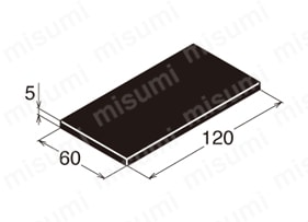 M6シリーズ　エンドキャップ ECP-60120-6外形図