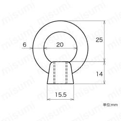 ステンレス アイナット | ハイロジック | MISUMI(ミスミ)