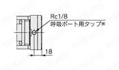 電動アクチュエータ ロッドタイプ LEYシリーズ ACサーボモータ LECY□ モータ折返し/IP65(耐塵防滴仕様)/LEY63□□□-□P(矢視図ZZ)外形図