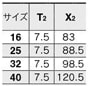 電動アクチュエータ ガイド付ロッドタイプ LEYGシリーズ ステップモータ（サーボ DC24V）・サーボモータ（DC24V） モータ折返し/モータカバー付/LEYG16・25・32・40□□A・B・C-□C規格表