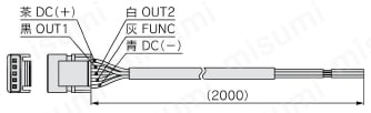 2出力＋アナログ出力(電圧/電流)3画面 高精度デジタル圧力スイッチ ZSE20A(F)・ISE20Aシリーズ ZS-46-5L外形図