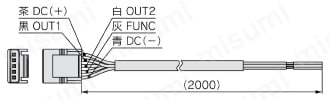 2出力＋アナログ出力(電圧/電流)3画面 高精度デジタル圧力スイッチ ZSE20B(F)・ISE20Bシリーズ ZS-46-5F外形図