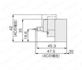 5ポートパイロット形ソレノイドバルブ 低ワット仕様 VF1000・3000シリーズ 外形図02