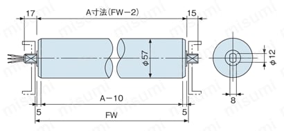 モータローラ PSS-E型 外形図