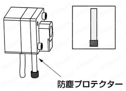 デジタル表示付電子式圧力センサ PPG-Cシリーズ プロテクター