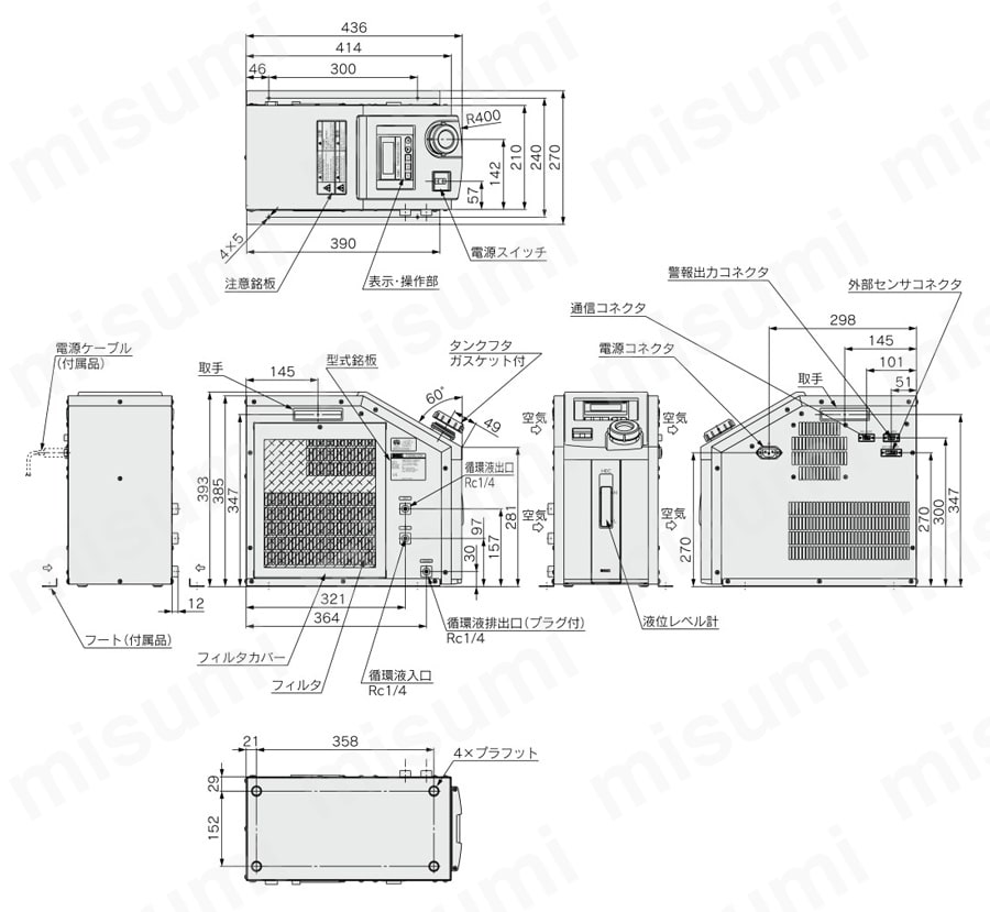 【売れ筋】 HEC006-A5B | ペルチェ式循環液温調装置 サーモコン（空冷） HEC その他