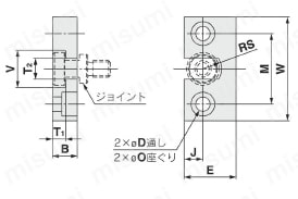 薄形シリンダ CQ2専用 /電動アクチュエータ ロッドタイプ LEY専用 簡易