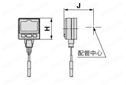 直動精密レギュレータ クリーン・低発塵 10-/20-/21-ARP20～ARP40 逆流機能付 10-/20-/21-ARP20K～ARP40K 外形図2