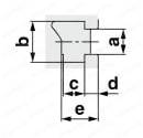ロック付薄形ガイドシリンダ MLGPシリーズ 外形図4