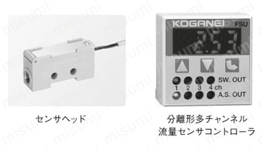 分離形流量センサコントローラ 1chタイプ 製品仕様2