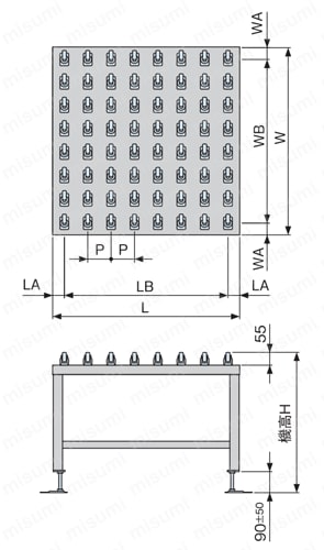 ユニバーサル転換機 UCT 外形図01