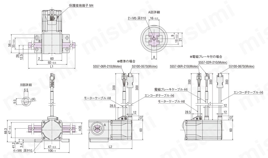 ラック・ピニオンシステム Lシリーズ オリエンタルモーター MISUMI(ミスミ)