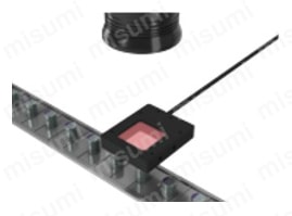 フラットドーム照明（拡散光） LFXVシリーズ コンデンサの外観撮像使用例