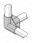 Φ32イレクターパイプ用プラスチックジョイント JB-4GR使用例