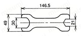 イレクター 組立用工具 外形図