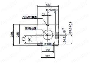 ロボットスタンド - ファナック製ロボット対応 選定図4