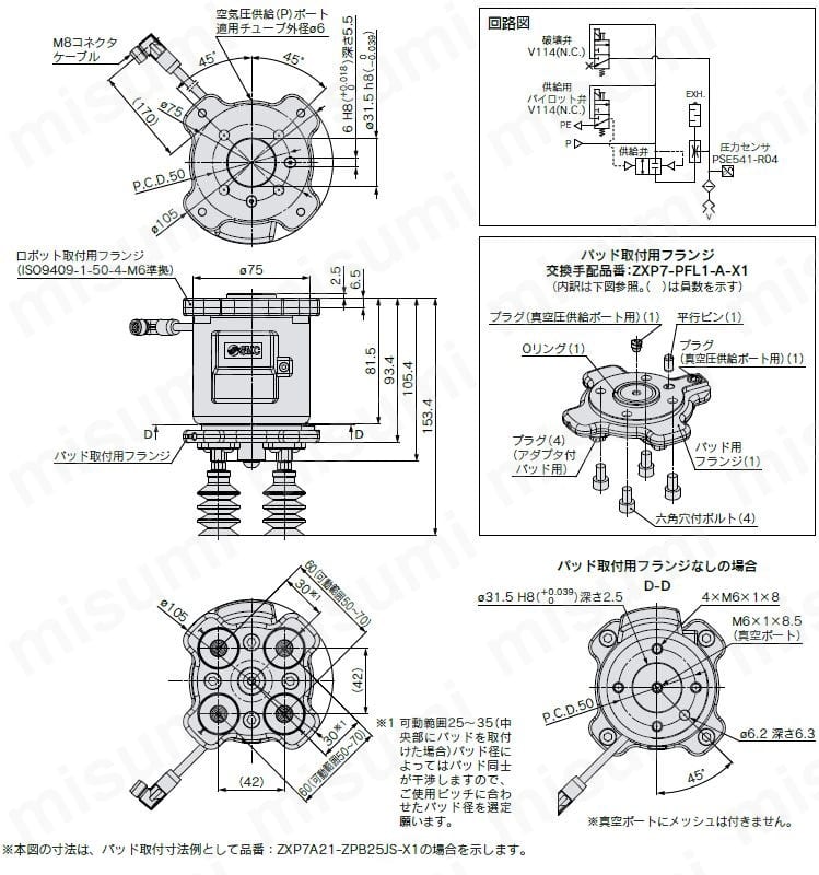 冷間蝶ナット（Rタイプ）（ウィット）:関連画像