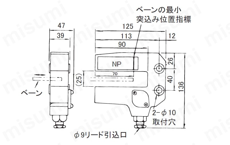 PSMO-25G2 | ベーン型磁気近接スイッチ PSMOシリーズ | 安川電機 | MISUMI(ミスミ)