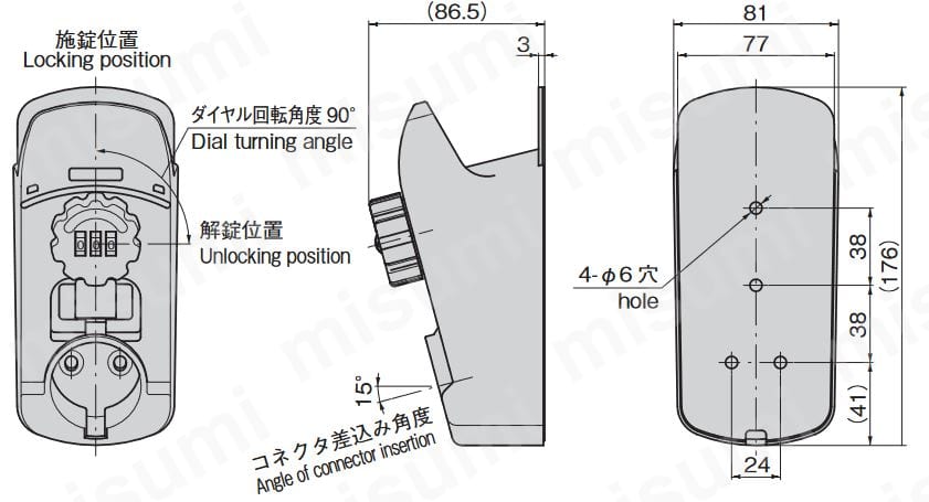 コネクタホルダー CP-458 タキゲン製造 MISUMI(ミスミ)