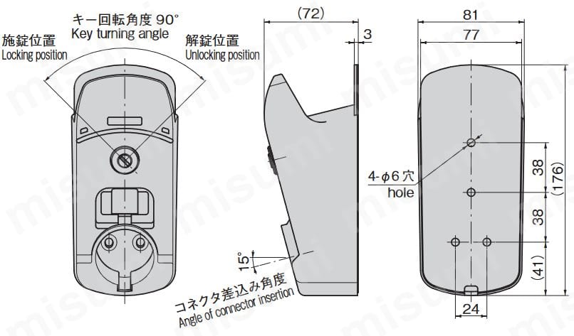 コネクタホルダー CP-458 タキゲン製造 MISUMI(ミスミ)