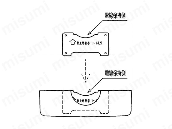 ホールドピース取り付け状態