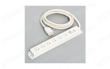 マルチユースOAタップ 引掛形6ヶ口（表面）の外観