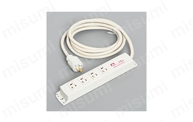 マルチユースOAタップ 抜止形4ヶ口（表面）の外観