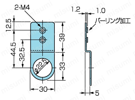 ミニカナグ ダクト取付カナグ S-18 | カメダデンキ | MISUMI(ミスミ)