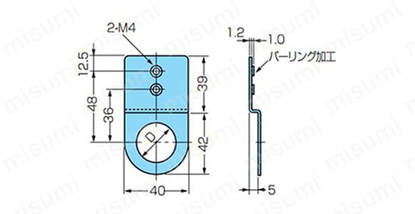 ミニカナグ ダクト取付カナグ S-18 | カメダデンキ | MISUMI(ミスミ)