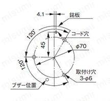 SKHE-200-G | LED小型回転灯 SKHE | パトライト | MISUMI(ミスミ)