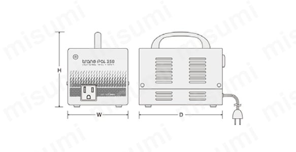 PAL-350A／PAL-500A 寸法図