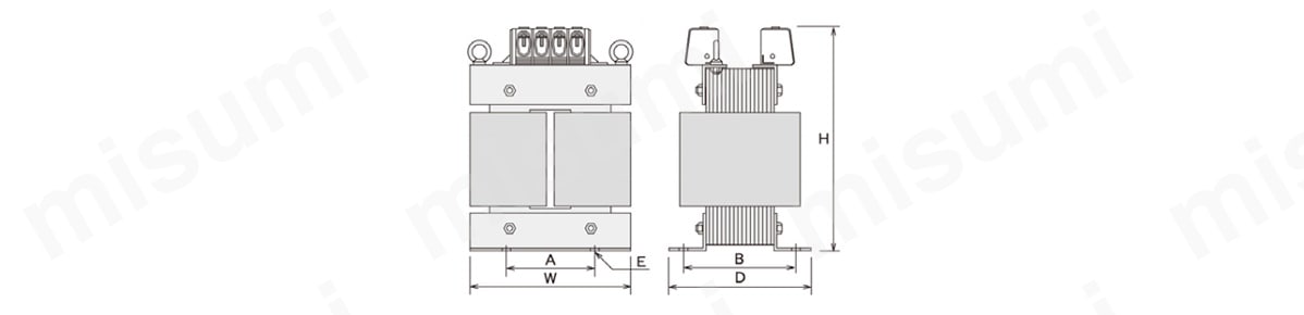 電源トランス SA21シリーズ:関連画像