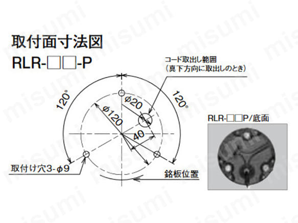 RLR-M2-P-G | 強耐振型LED大型回転灯 RLRシリーズ | パトライト
