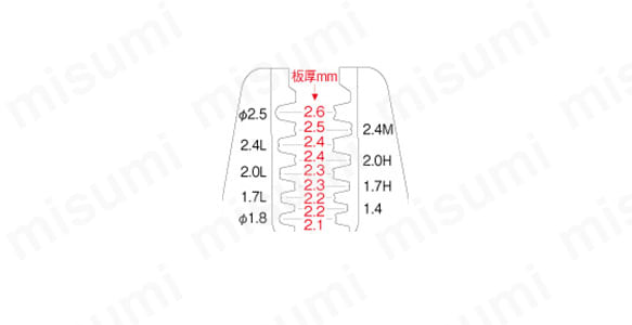 圧着工具 P-706 外形図02