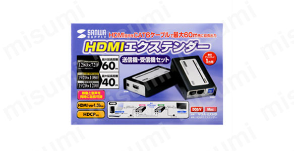 HDMIエクステンダー VGA-EXHD | サンワサプライ | MISUMI(ミスミ)