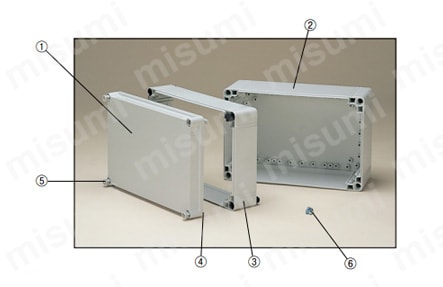 OPCP303013T | OPCP型防水・防塵ポリカーボネートボックス | タカチ