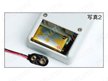 006P電池をご使用になる際は、電池スナップをご利用ください。