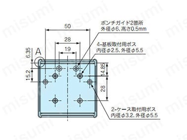 GHA7-3-7Pの下カバー内視図。