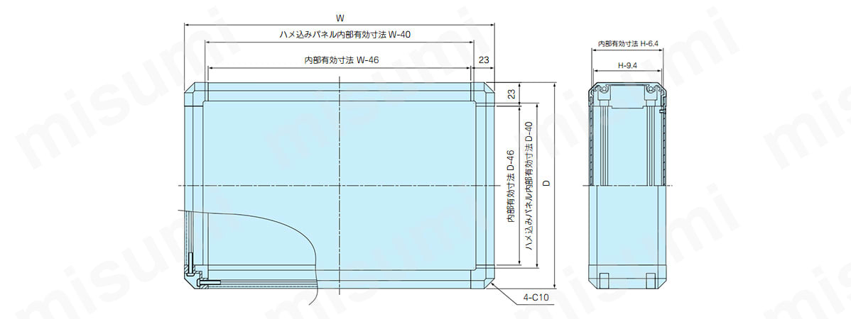 FC型コントロールボックス | タカチ電機工業 | MISUMI(ミスミ)