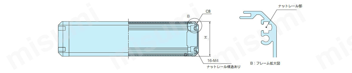FC5・FC6・FC8・FC10・FC13・FC15シリーズ寸法図2