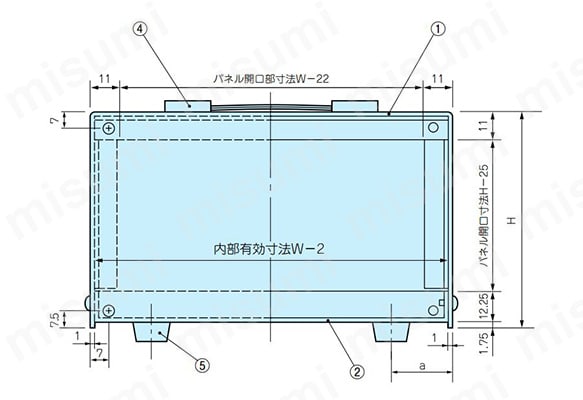 携帯用ケース PTシリーズ | タカチ電機工業 | MISUMI(ミスミ)